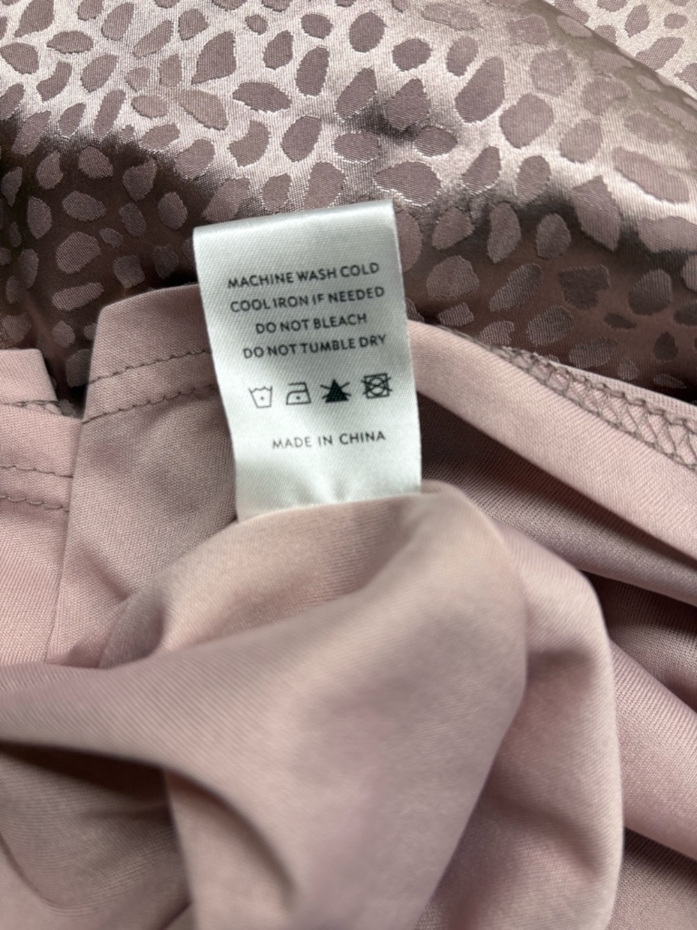 Baltic Born Leopard Jacquard Mauve Wrap Maxi Dress Sz S - Picture 10 of 10